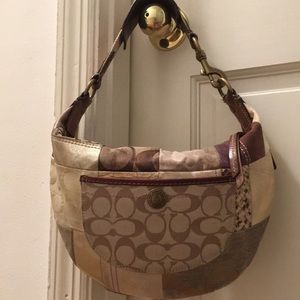 Multi-colored Patchwork Coach